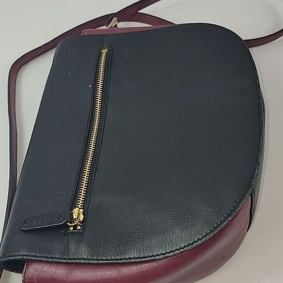 Halogen Leather Saddlebag Women's Handbag - Picture 13 of 16